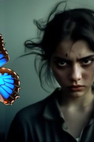 psychologyzine.com - craiyon.com - Lepidopterophobia, metamorphosis, fear of butterflies, phobia