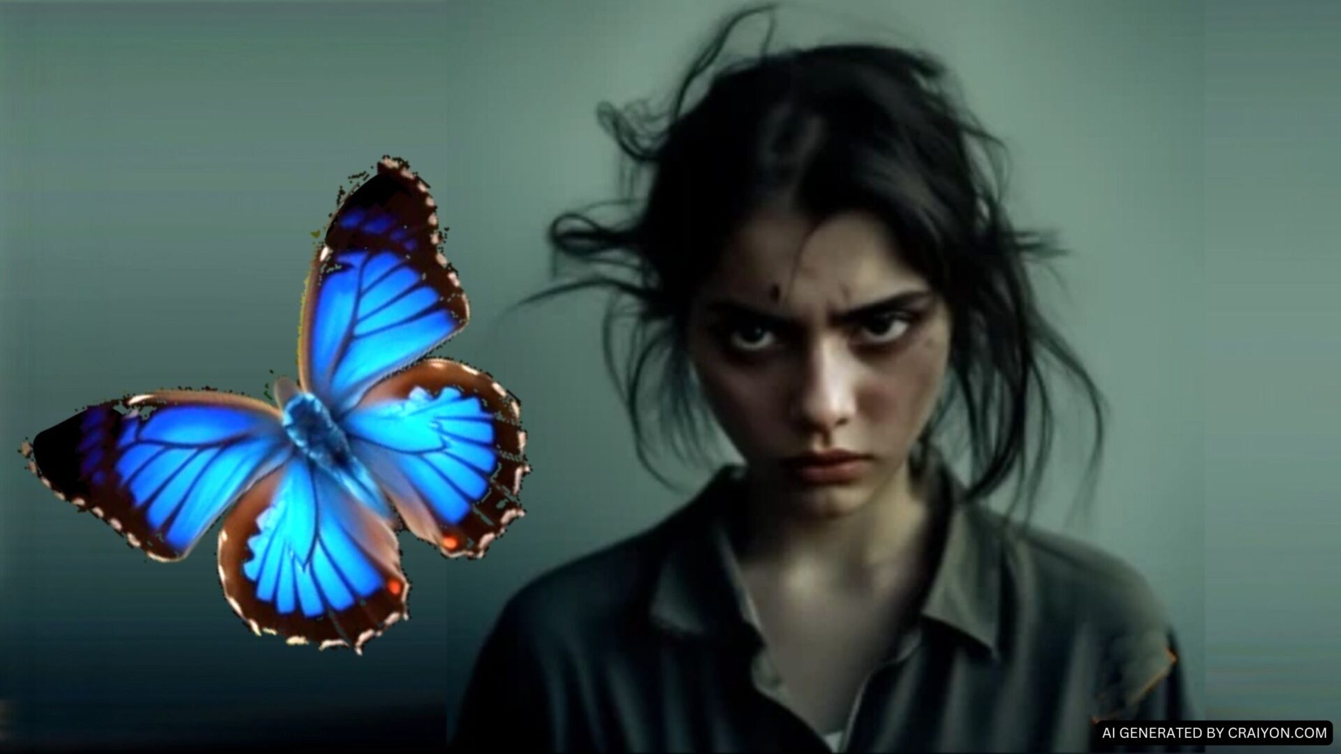 psychologyzine.com - craiyon.com - Lepidopterophobia, metamorphosis, fear of butterflies, phobia